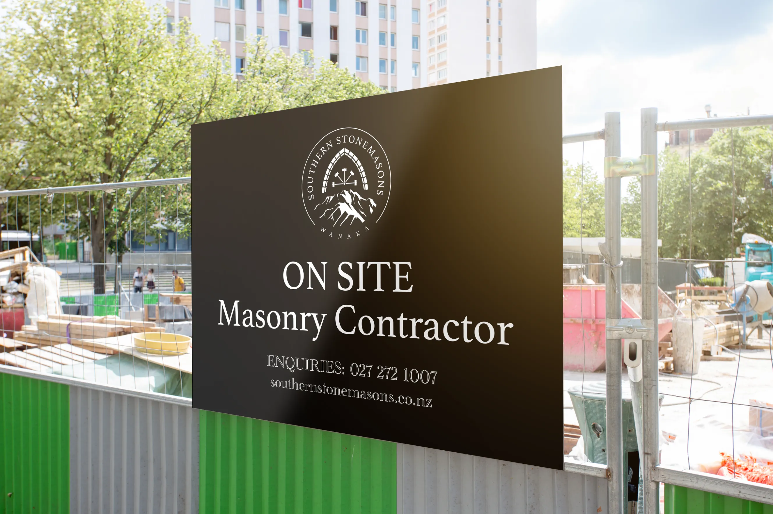 Southern Stone Masons Logo Sign