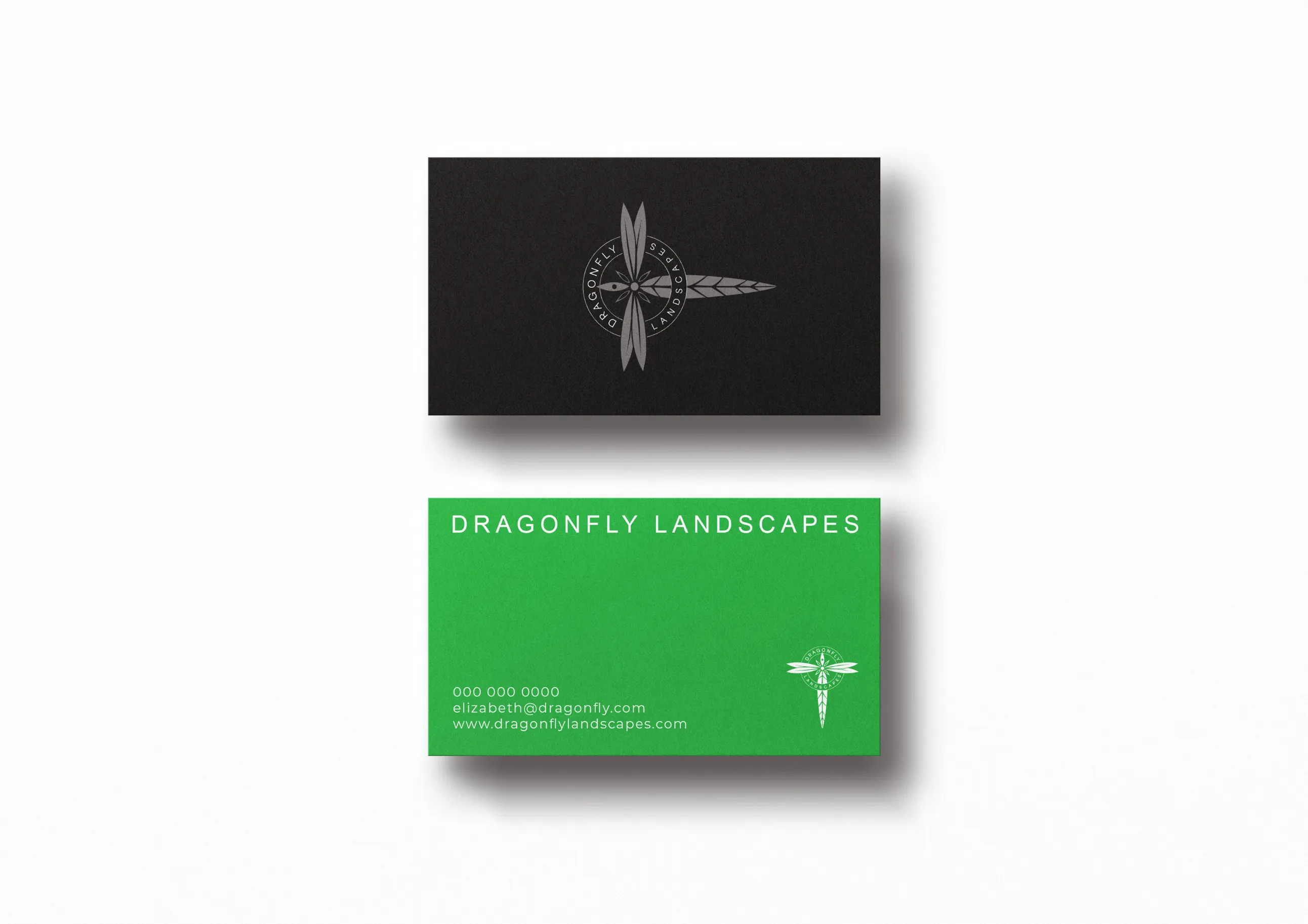 Dragonfly Landscapes Business Card