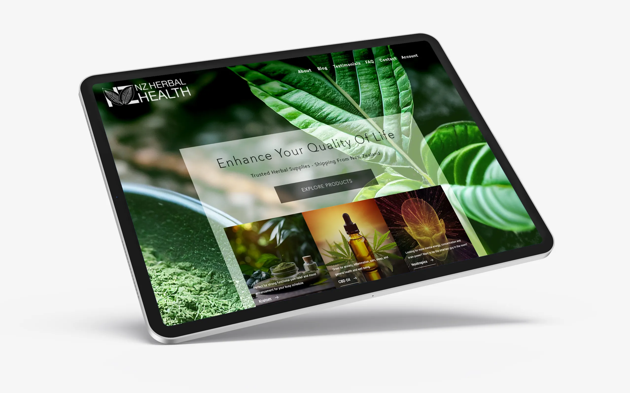 NZ Herbal Health Logo Device